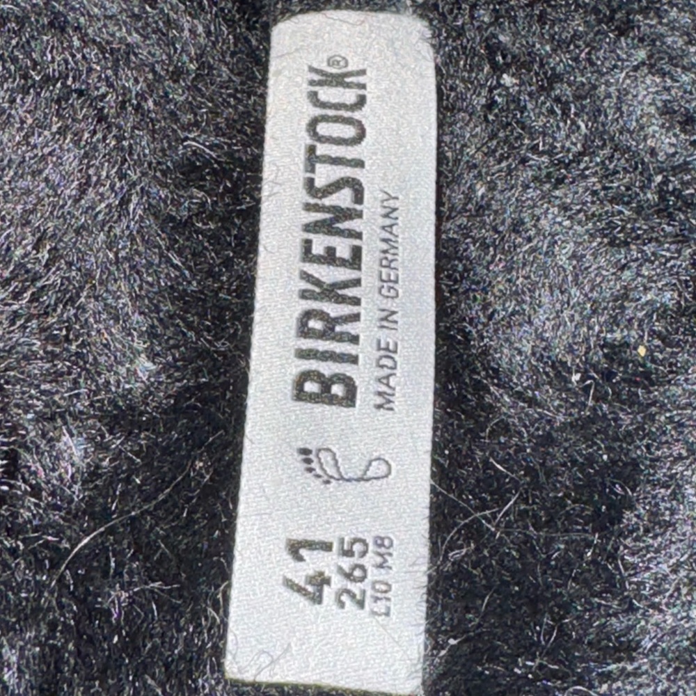 Birkenstock Boston Genuine Shearling Lined Clog -Black Size 41.  Almost new - Picture 4 of 8
